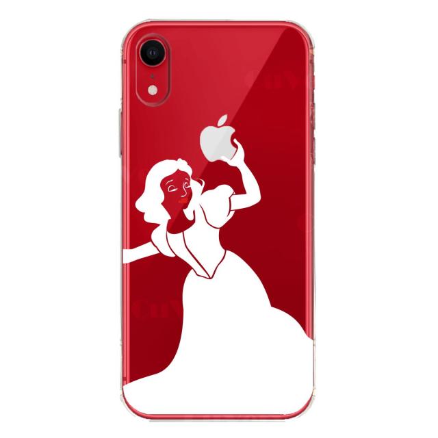 iPhoneXR ケース クリア ソフト レディホワイト 白雪姫 スマホケース ワイヤレス充電対応 ソフトスマホケース 送料無料-6