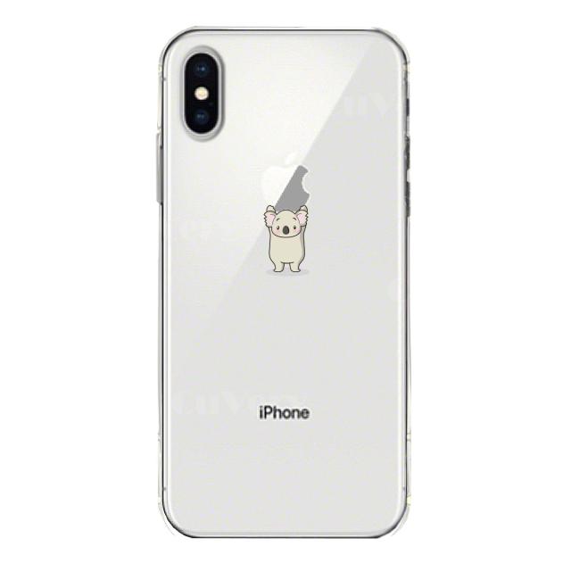 iPhoneX ケース iPhoneXS ケース ソフト コアラ アップル 重量挙げ 並感 スマホケース ソフトスマホケース 送料無料-3