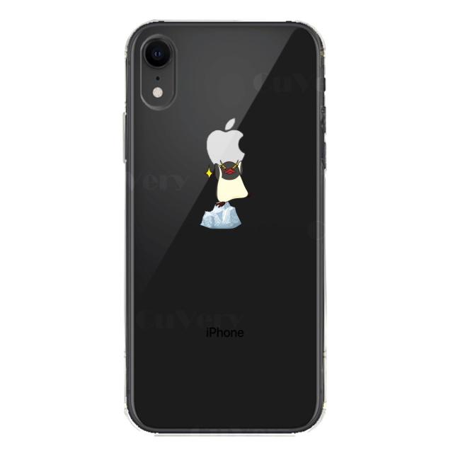 iPhoneXR ケース クリア ソフト ペンギン Appleは重い？ スマホケース ワイヤレス充電対応 ソフトスマホケース 送料無料-5