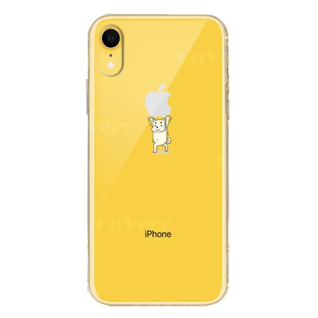 iPhoneXR ケース クリア ソフト 犬 ワンコ Appleは重い？ スマホケース ワイヤレス充電対応 ソフトスマホケース 送料無料-3