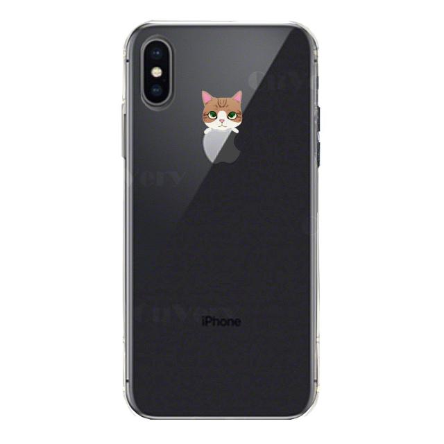 iPhoneX ケース iPhoneXS ケース ソフト のっかり ネコ 3 スマホケース ソフトスマホケース 送料無料-2