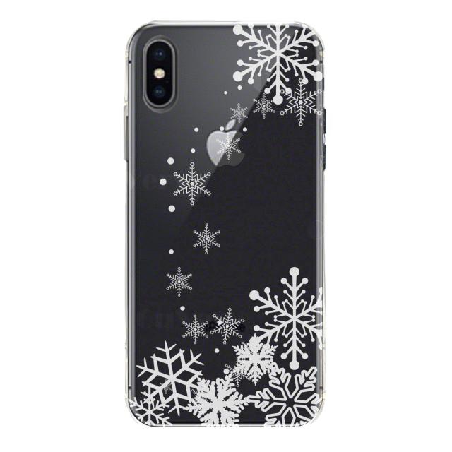 iPhoneX ケース iPhoneXS ケース ソフト 雪の結晶 スマホケース ソフトスマホケース 送料無料-2