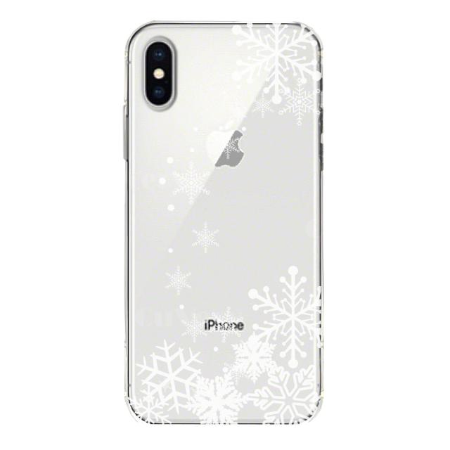 iPhoneX ケース iPhoneXS ケース ソフト 雪の結晶 スマホケース ソフトスマホケース 送料無料-3