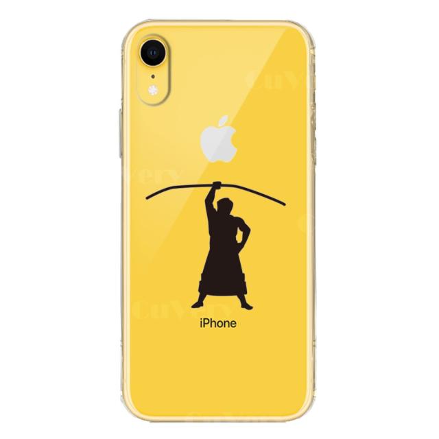 iPhoneXR ケース クリア ソフト おすもうさん 相撲 弓取り スマホケース ワイヤレス充電対応 ソフトスマホケース 送料無料-3