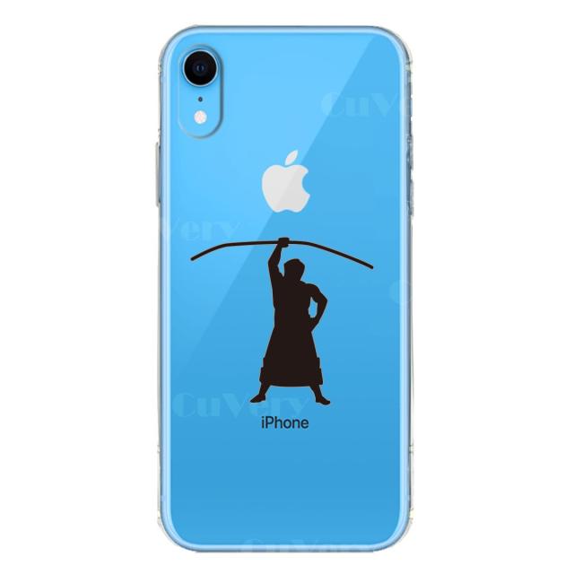iPhoneXR ケース クリア ソフト おすもうさん 相撲 弓取り スマホケース ワイヤレス充電対応 ソフトスマホケース 送料無料-4