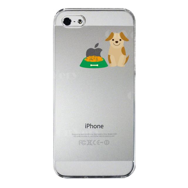 iPhone5 iPhone5s ケース クリア わんこ と おやつ スマホケース ハード スマホケース ハード 送料無料-3