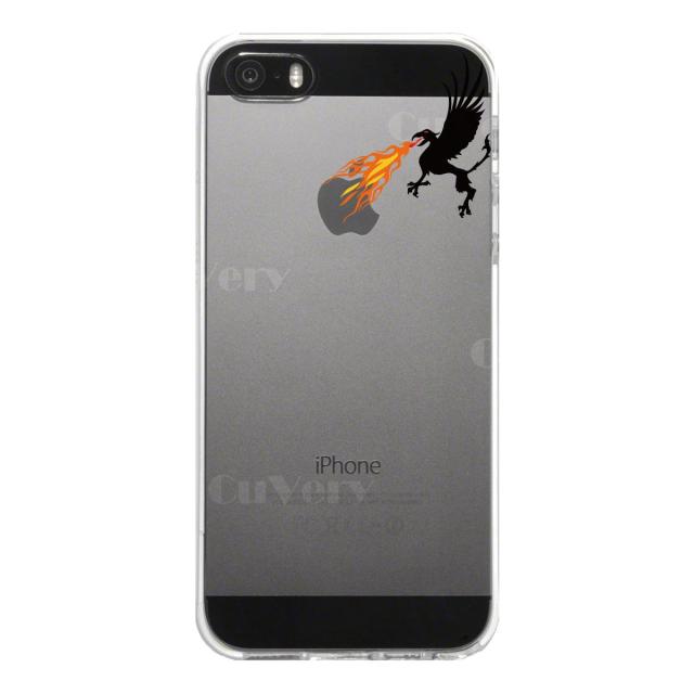 iPhone5 iPhone5s ケース クリア 幻獣 ドラゴン 焼きりんご スマホケース ハード スマホケース ハード 送料無料-4