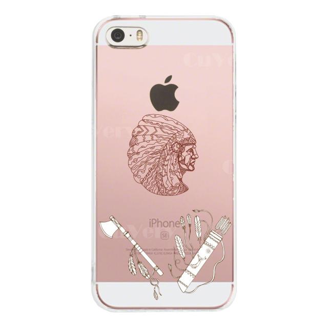 iPhone5 iPhone5s ケース クリア ネイティブアメリカン スマホケース ハード スマホケース ハード 送料無料-2