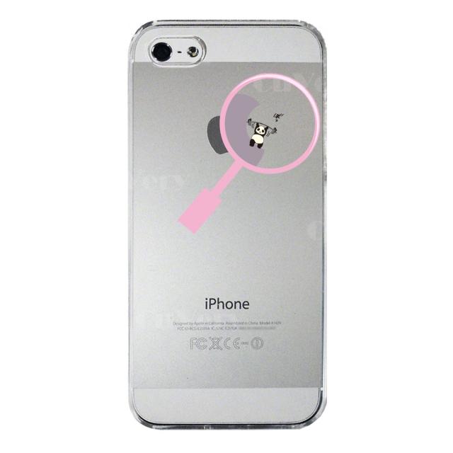 iPhone5 iPhone5s ケース クリア よく見たら パンダ トレーニング中 スマホケース ハード スマホケース ハード 送料無料-3