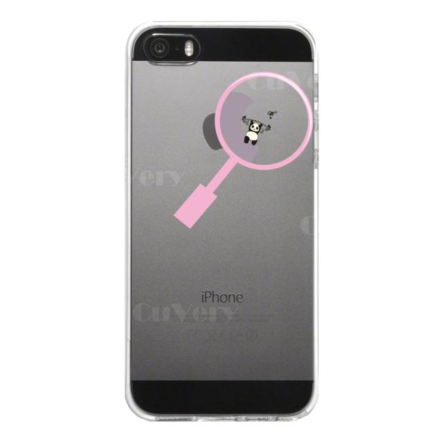 iPhone5 iPhone5s ケース クリア よく見たら パンダ トレーニング中 スマホケース ハード スマホケース ハード 送料無料-4
