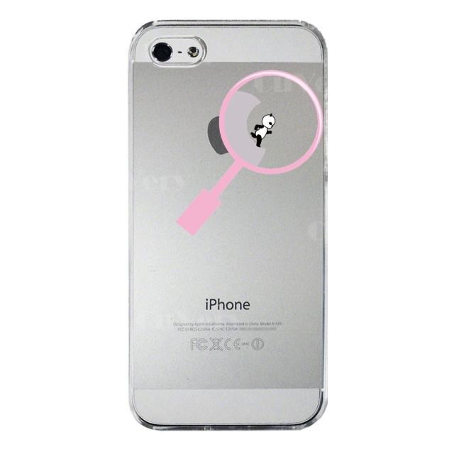 iPhone5 iPhone5s ケース クリア よく見たら パンダ 小走り中 スマホケース ハード スマホケース ハード 送料無料-3