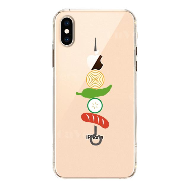 iPhoneX ケース iPhoneXS ケース ソフト BBQ バーベキュー スマホケース ソフトスマホケース 送料無料-1