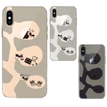 iPhoneX ケース iPhoneXS ケース ソフト ありの巣 スマホケース ソフトスマホケース 送料無料-0