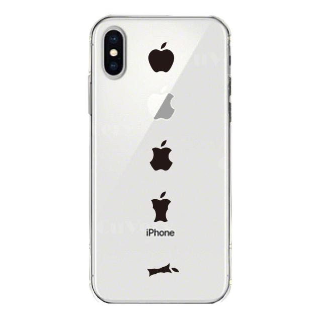 iPhoneX ケース iPhoneXS ケース ソフト 食べられるリンゴ スマホケース ソフトスマホケース 送料無料-3