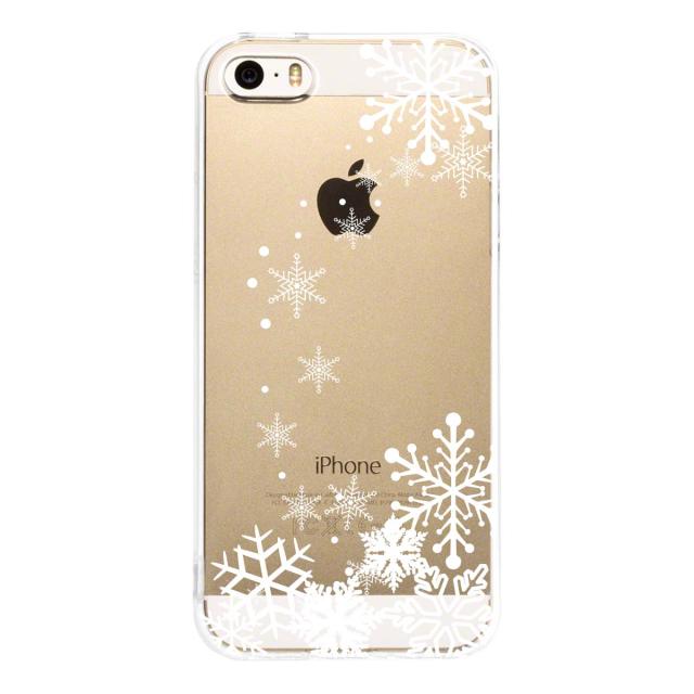iPhone5 iPhone5s ケース クリア 雪の結晶 スマホケース ハード スマホケース ハード 送料無料-2