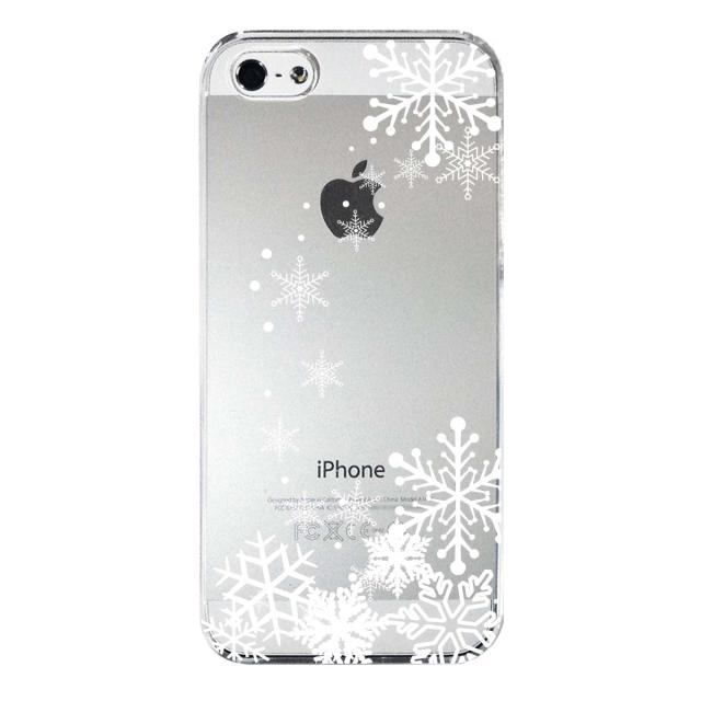 iPhone5 iPhone5s ケース クリア 雪の結晶 スマホケース ハード スマホケース ハード 送料無料-3