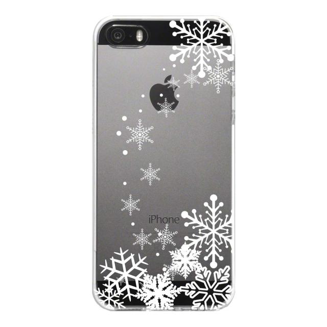 iPhone5 iPhone5s ケース クリア 雪の結晶 スマホケース ハード スマホケース ハード 送料無料-4