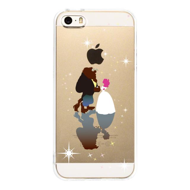 iPhone5 iPhone5s ケース クリア 美女と野獣 スマホケース ハード スマホケース ハード UA7291086-8902 送料無料-1