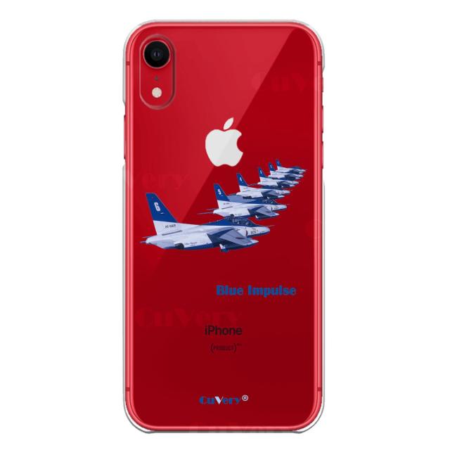iPhone11 ケース クリア航空自衛隊 ブルーインパルス T-4 スマホケース 側面ソフト 背面ハード ハイブリッド 送料無料-6