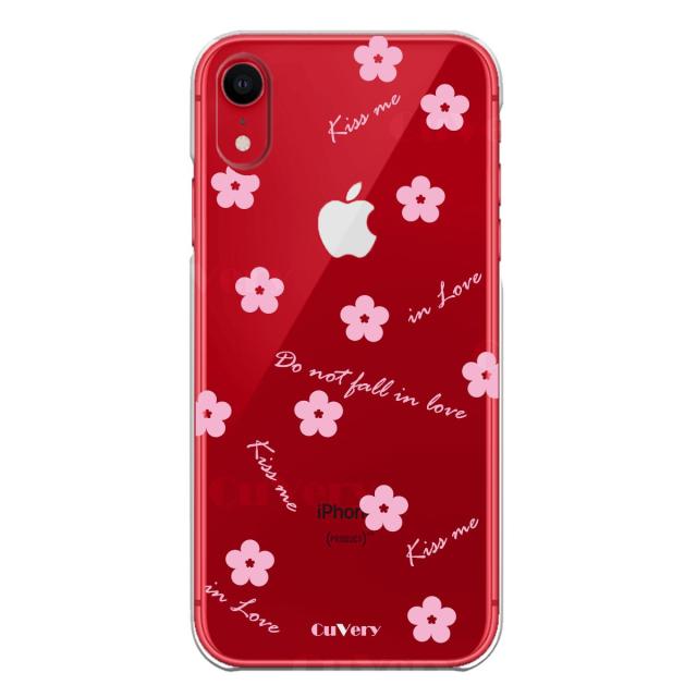 iPhone11 ケース クリアフラワー ライトピンク スマホケース 側面ソフト 背面ハード ハイブリッド 送料無料-6