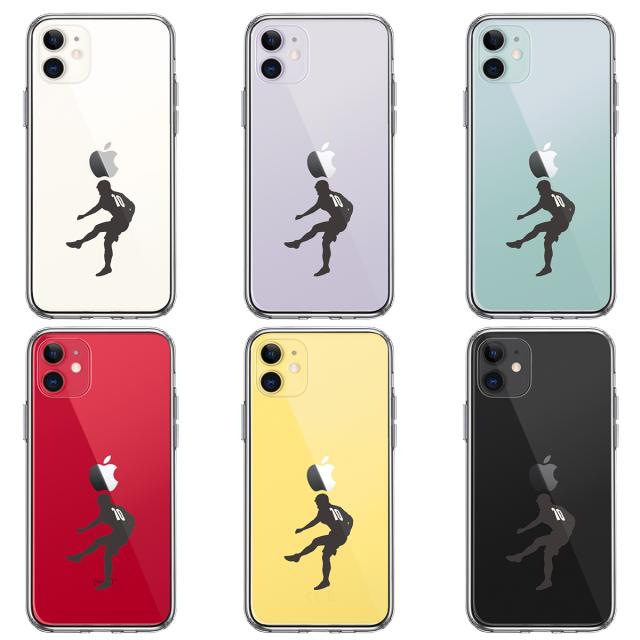 iPhone11 ケース クリアサッカー FW ストライカー スマホケース 側面ソフト 背面ハード ハイブリッド 送料無料-1