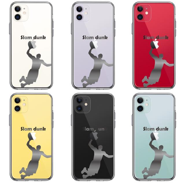 iPhone11 ケース クリアバスケットボール スラムダンク スマホケース 側面ソフト 背面ハード ハイブリッド 送料無料-1