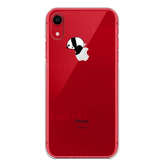 iPhone11 ケース クリアパンダ panda 跳び箱 体操 スマホケース 側面ソフト 背面ハード ハイブリッド 送料無料-6