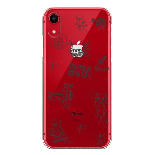 iPhone11 ケース クリアUFO 宇宙人 スマホケース 側面ソフト 背面ハード ハイブリッド 送料無料-6