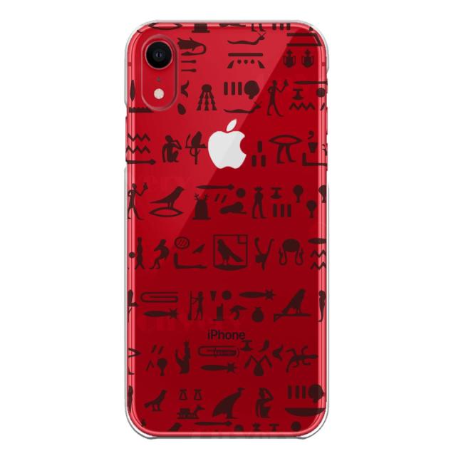 iPhone11 ケース クリアヒエログリフ 象形文字 黒 スマホケース 側面ソフト 背面ハード ハイブリッド 送料無料-6