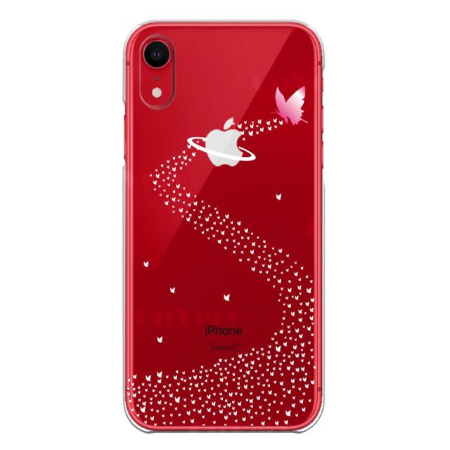 iPhone11 ケース クリア蝶 チョウ 蝶々 天の川 スマホケース 側面ソフト 背面ハード ハイブリッド 送料無料-6