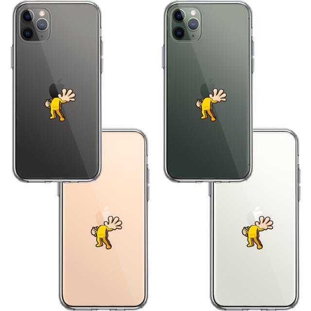 iPhone11pro ケース クリア映画パロディ 天才 格闘家 スマホケース 側面ソフト 背面ハード ハイブリッド 送料無料-1