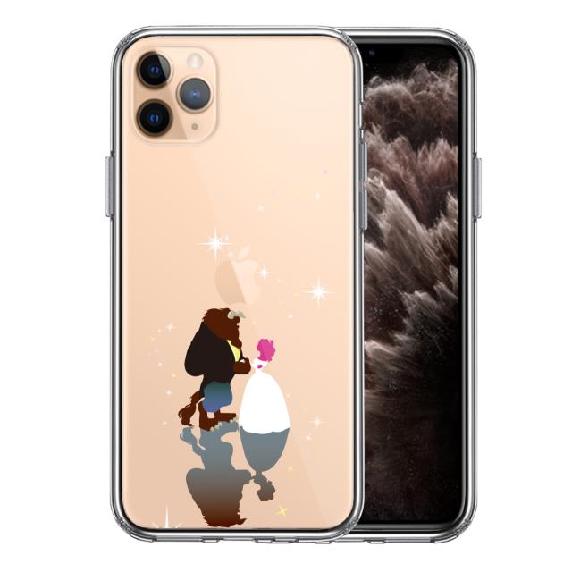iPhone11pro ケース クリアジャケット 美女と野獣 スマホケース 側面ソフト 背面ハード ハイブリッド 送料無料-0