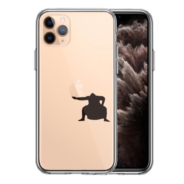 iPhone11pro ケース クリア おすもうさん 雲竜型 スマホケース 側面ソフト 背面ハード ハイブリッド 送料無料-0