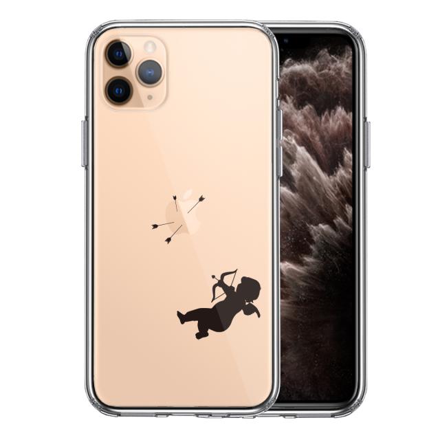 iPhone11pro ケース クリア キューピット スマホケース 側面ソフト 背面ハード ハイブリッド 送料無料-0