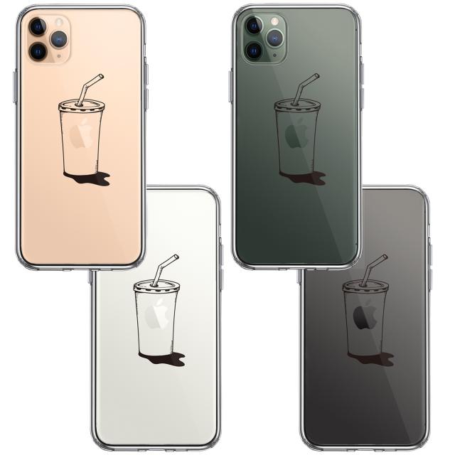 iPhone11pro ケース クリア アップルジュース スマホケース 側面ソフト 背面ハード ハイブリッド 送料無料-1