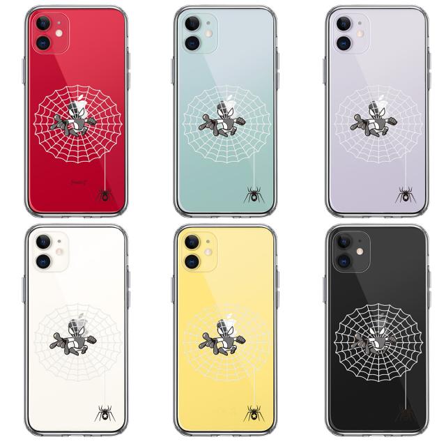 iPhone11 ケース クリア 映画パロディ 蜘蛛男 スマホケース 側面ソフト 背面ハード ハイブリッド 送料無料-1