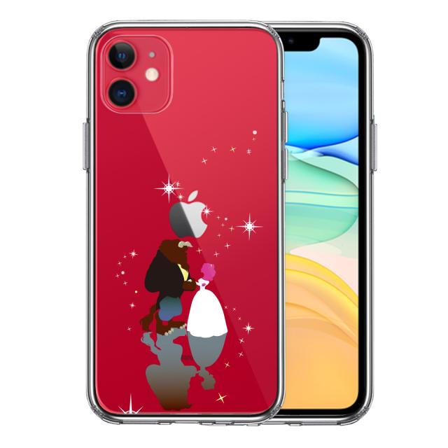 iPhone11 ケース クリア 美女と野獣 スマホケース 側面ソフト 背面ハード ハイブリッド UA12773397-1382 送料無料-0