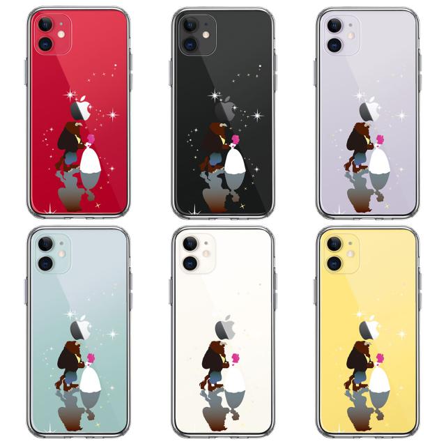 iPhone11 ケース クリア 美女と野獣 スマホケース 側面ソフト 背面ハード ハイブリッド UA12773397-1382 送料無料-1