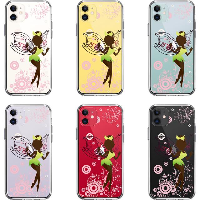 iPhone11 ケース クリア ピーターパン 妖精 1 スマホケース 側面ソフト 背面ハード ハイブリッド 送料無料-1