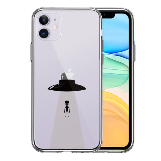 iPhone11 ケース クリア UFO 帰艦 スマホケース 側面ソフト 背面ハード ハイブリッド 送料無料-0