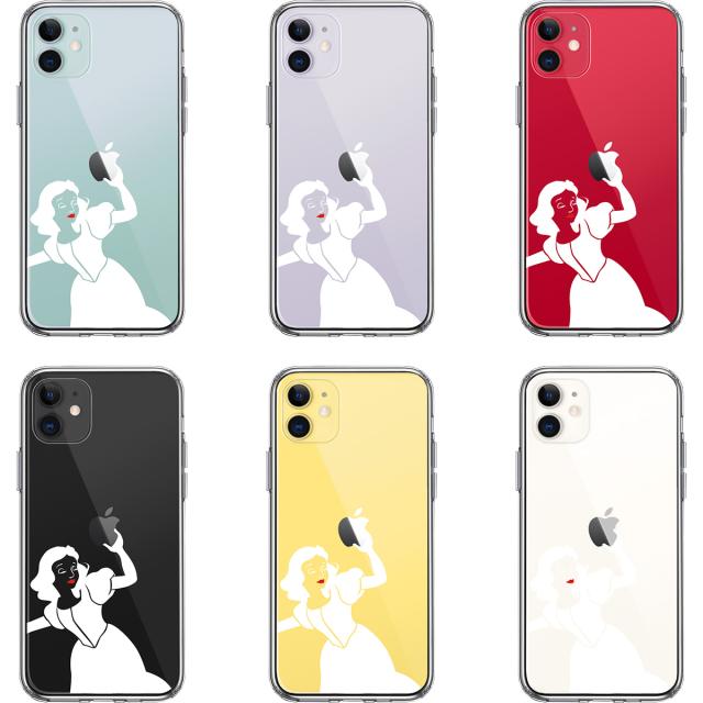 iPhone11 ケース クリア レディホワイト 白雪姫 スマホケース 側面ソフト 背面ハード ハイブリッド 送料無料-1