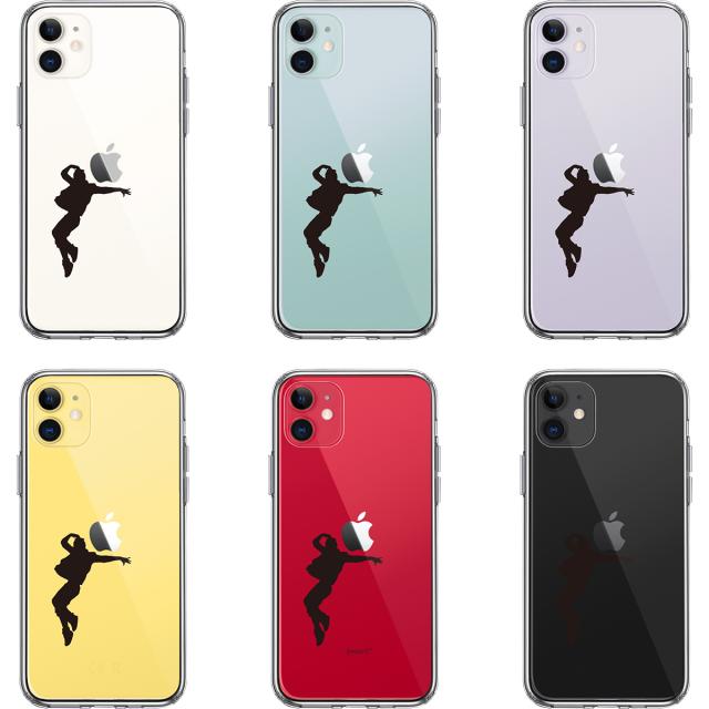 iPhone11 ケース クリア パフォーマー ダンサー スマホケース 側面ソフト 背面ハード ハイブリッド 送料無料-1