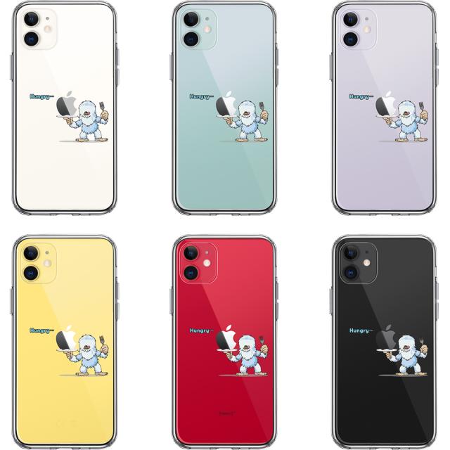 iPhone11 ケース クリア UMA イエティ 雪男 ？ スマホケース 側面ソフト 背面ハード ハイブリッド 送料無料-1