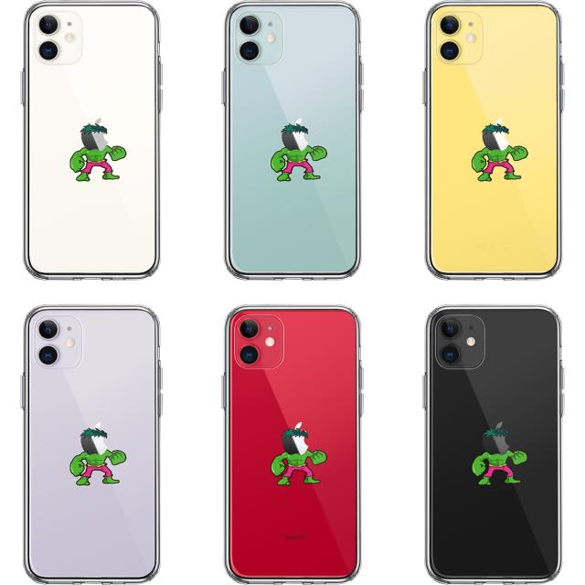 iPhone11 ケース クリア 映画パロディ 超人 スマホケース 側面ソフト 背面ハード ハイブリッド 送料無料-1