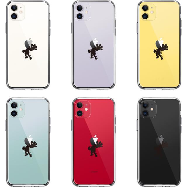 iPhone11 ケース クリア 映画パロディ 天才 格闘家 2 スマホケース 側面ソフト 背面ハード ハイブリッド 送料無料-1