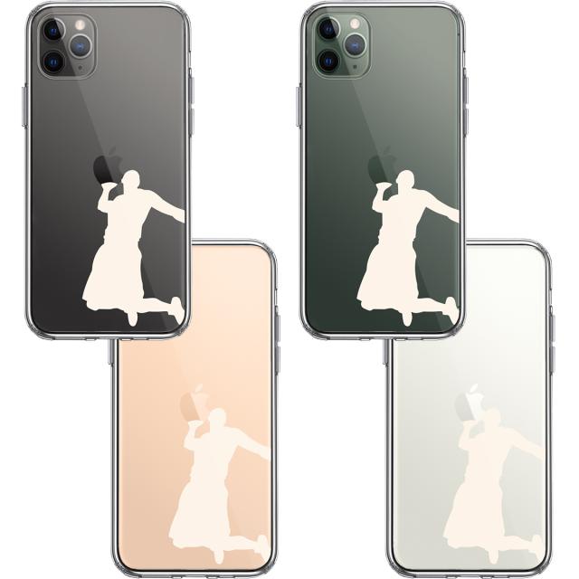 iPhone11pro ケース クリア バスケ ダンクシュート２ 白 スマホケース 側面ソフト 背面ハード ハイブリッド 送料無料-1