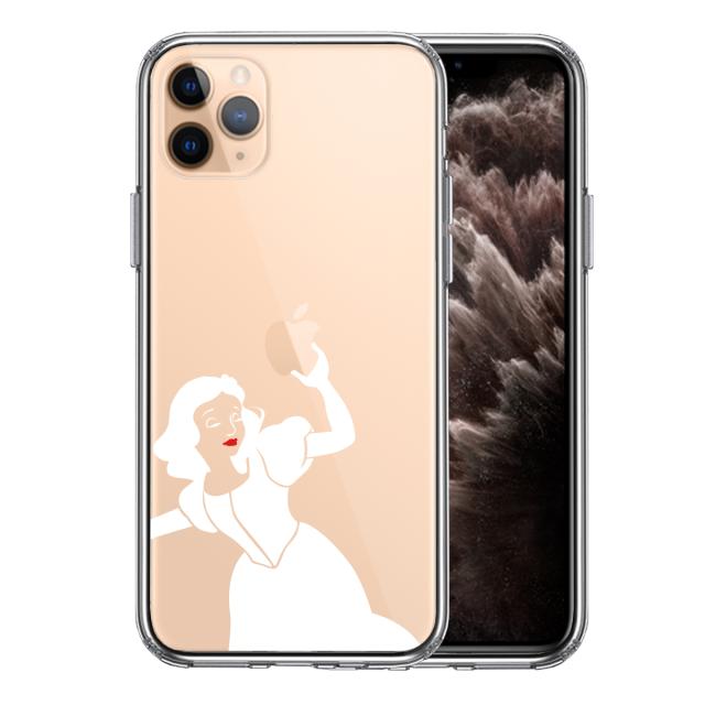 iPhone11pro ケース クリア レディホワイト 白雪姫 スマホケース 側面ソフト 背面ハード ハイブリッド 送料無料-0