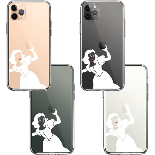 iPhone11pro ケース クリア レディホワイト 白雪姫 スマホケース 側面ソフト 背面ハード ハイブリッド 送料無料-1