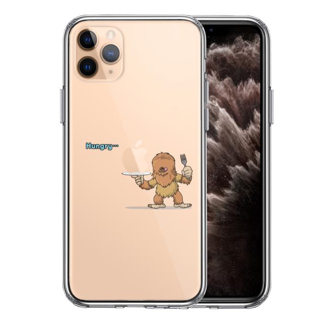 iPhone11pro ケース クリア UMA ビッグフット 比婆ゴン ？ スマホケース 側面ソフト 背面ハード ハイブリッド 送料無料-0