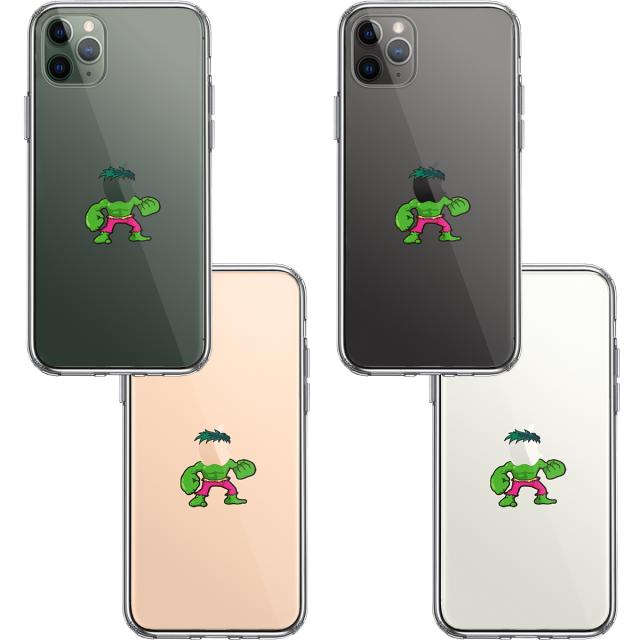 iPhone11pro ケース クリア 映画パロディ 超人 スマホケース 側面ソフト 背面ハード ハイブリッド 送料無料-1